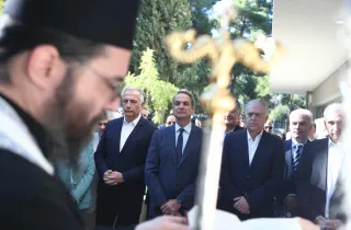 Ο Κυριάκος Μητσοτάκης στον Δημόκριτο