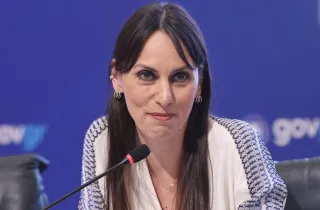 Η υφυπουργός Εσωτερικών Βιβή Χαραλαμπογιάννη