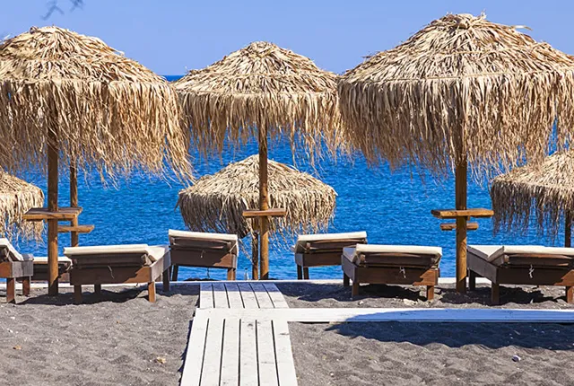 ξαπλωστρες beach bar