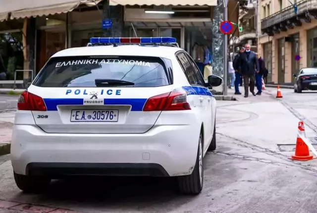 περιπολικό, δρόμος, άνθρωποι
