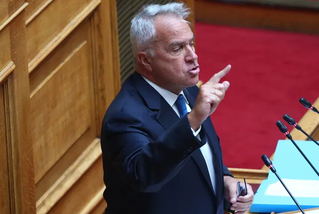 Ο Μάκης Βορίδης στη Βουλή