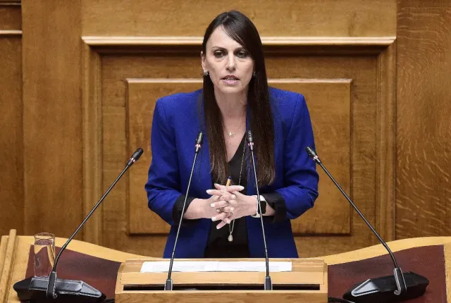 Η υφυπουργός Εσωτερικών, Βιβή Χαραλαμπογιάννη
