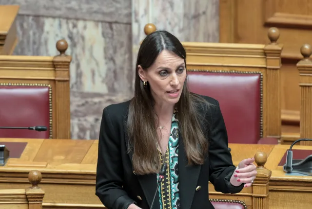 Η υφυπουργός Εσωτερικών, Βιβή Χαραλαμπογιάννη