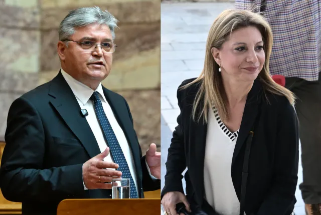 Η Μαρία Καρυστιανού και ο Πρόεδρος της ΝΙΚΗΣ Δημήτρης Νατσιός