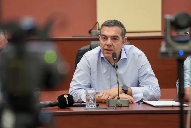 Ο Πρόεδρος της ΕΛΑΣ Αλέξης Τσίπρας