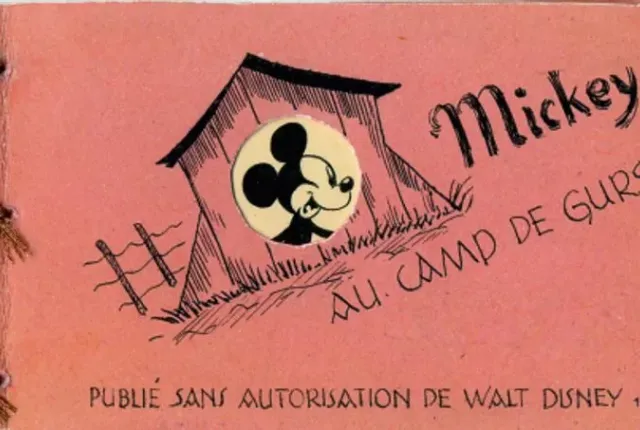 Εξώφυλλο του κόμικ «Mickey au Camp de Gurs»