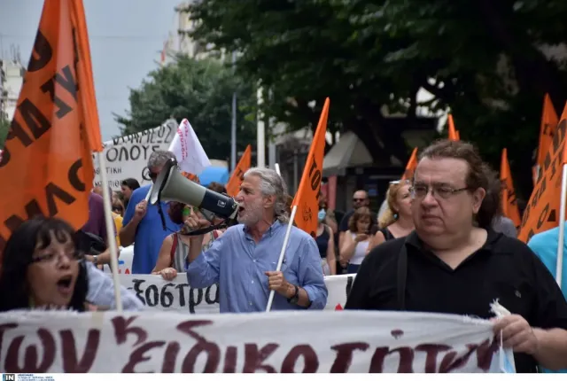 Κινητοποίηση εκπαιδευτικών στη Θεσσαλονίκη