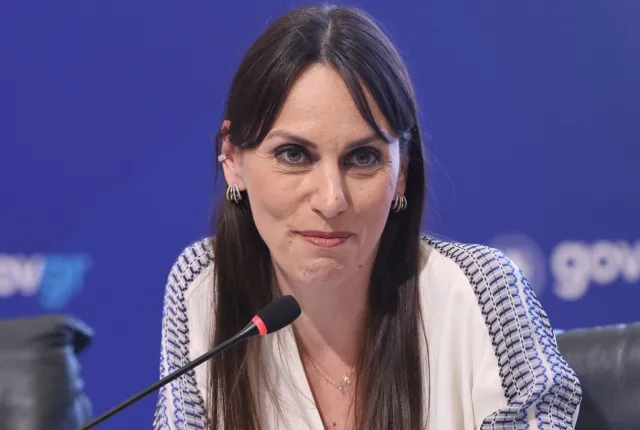 Η υφυπουργός Εσωτερικών Βιβή Χαραλαμπογιάννη
