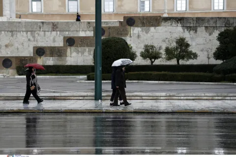 κακοκαιρία βροχή