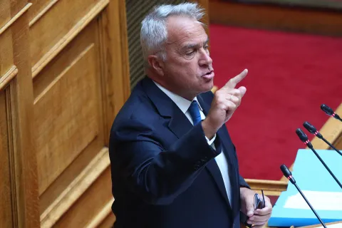 Ο Μάκης Βορίδης στη Βουλή