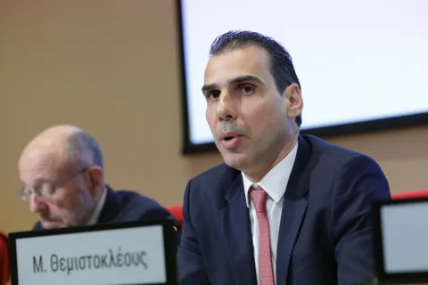 Ο υφυπουργός Υγείας, Μάριος Θεμιστοκλέους