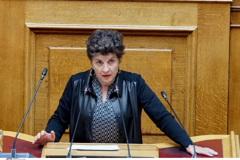 Η ανεξάρτητη βουλευτής Κυριακή Μάλαμα