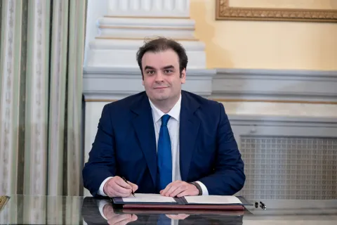 Ο υπουργός Εθνικής Οικονομίας και Οικονομικών Κυριάκος Πιερρακάκης 