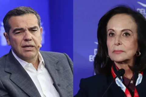 Αλέξης Τσίπρας και Άννα Διαμαντοπούλου