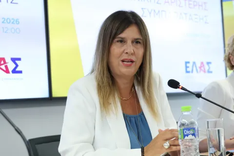 Η τομεάρχης Παιδείας της ΕΛΑΣ Ιωάννα Λαλιώτου