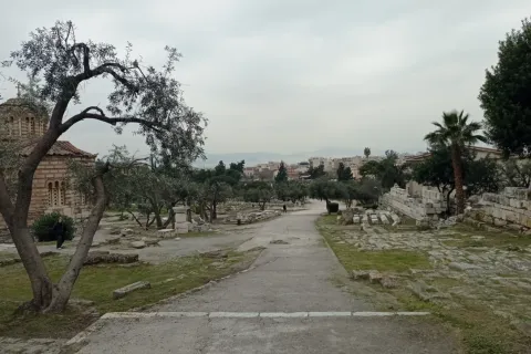 Ναός στην Αρχαία Αγορά