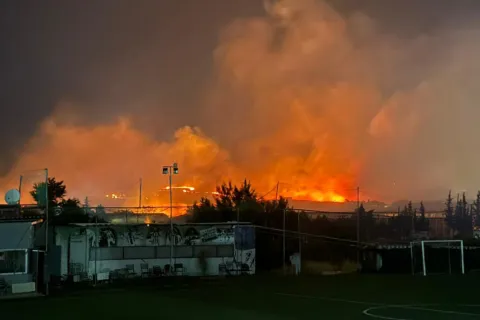 φωτια ωραιοκαστρο
