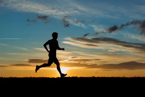 running