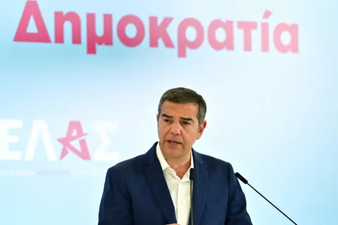 Ο πρόεδρος της ΕΛΑΣ Αλέξης Τσίπρας