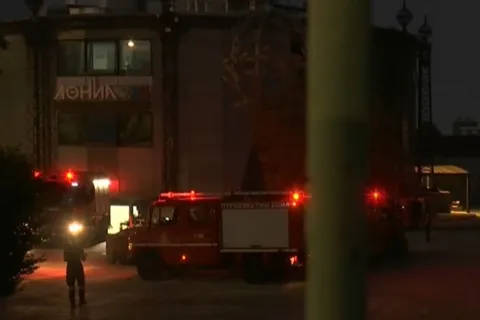 Φωτιά στις εγκαταστάσεις του «Αθήνα 9,84» στο Γκάζι