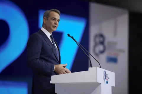Ο πρωθυπουργός Κυριάκος Μητσοτάκης στη Διεθνή Έκθεση Θεσσαλονίκης