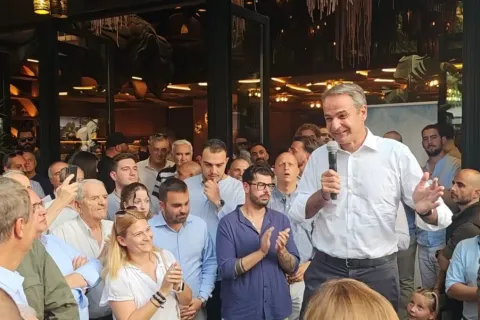 Ο πρωθυπουργός Κυριάκος Μητσοτάκης σε ομιλία του στην Κοζάνη προανήγγειλε αύξηση στον κατώτατο μισθό