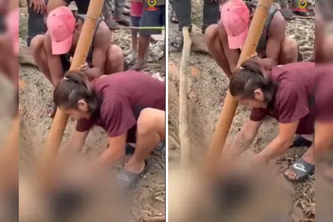 Άνδρες κλέβουν κοσμήματα από νεκρή γυναίκα στις πλημμύρες του Νεπάλ