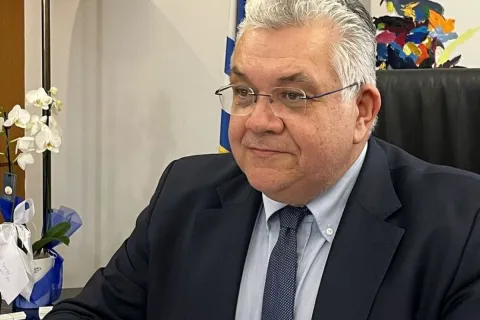Ο υφυπουργός Παιδείας Νίκος Παπαιωάννου 