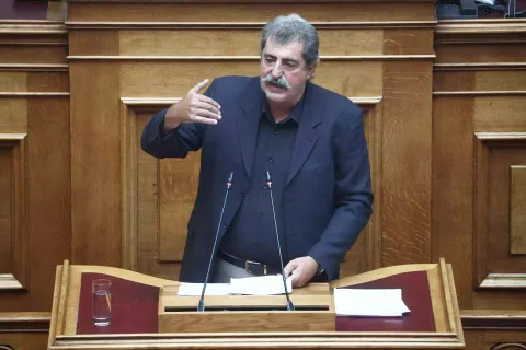 Ο Παύλος Πολάκης στη Βουλή