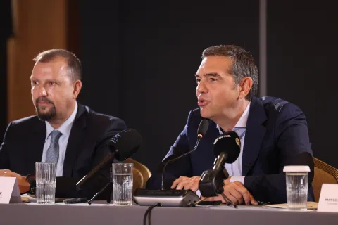 Ο πρόεδρος της ΕΛΑΣ Αλέξης Τσίπρας
