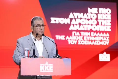 Δημήτρης Κουτσούμπας, ΓΓ του ΚΚΕ στη ΔΕΘ