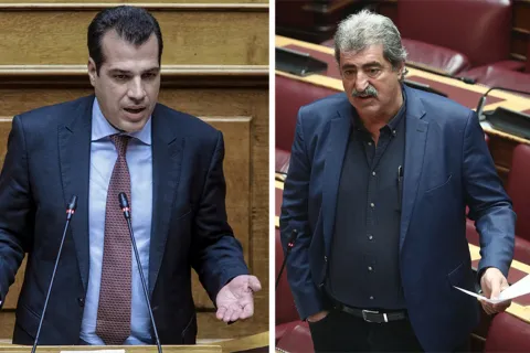 Θάνος Πλεύρης και Παύλος Πολάκης
