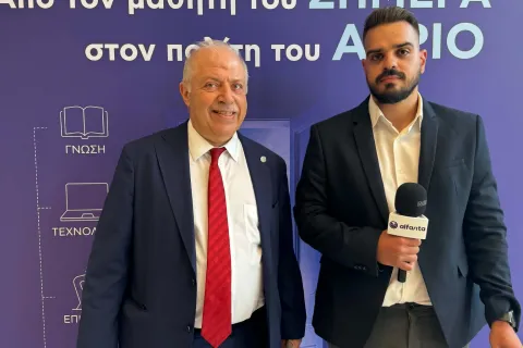 Τι δήλωσε αποκλειστικά στο alfavita για το Εθνικό Απολυτήριο ο πρόεδρος της Επιτροπής Εθνικού Διαλόγου, Μιχάλης Σφακιανάκης