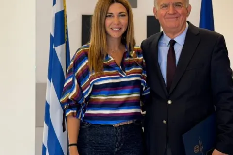 Συνάντηση Γιάννη Λαμπρόπουλου με την Υπουργό Παιδείας