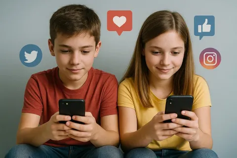 social media kids