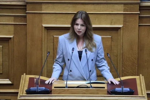 Η βουλευτής της ΝΔ Κατερίνα Παπακώστα 