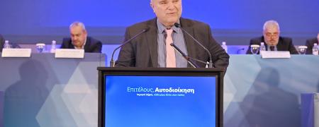 Ο πρόεδρος του ΑΣΕΠ Θάνος Παπαϊωάννου σε ομιλία